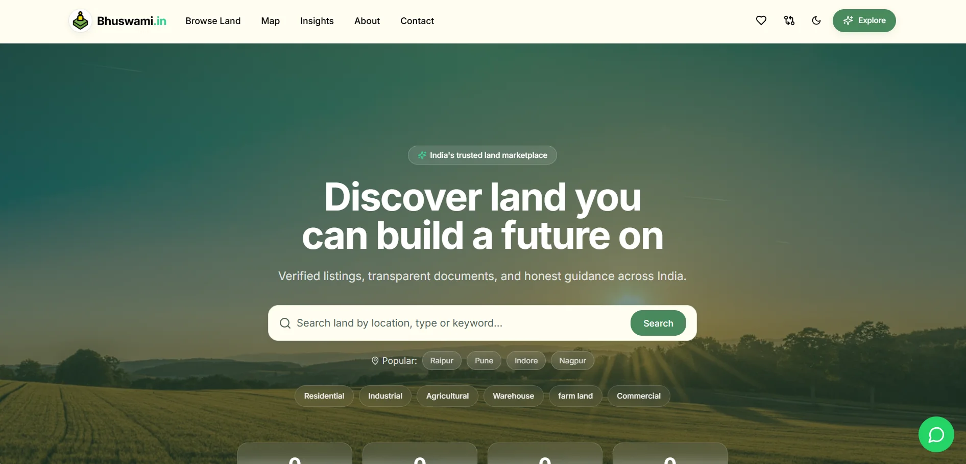Bhuswami homepage preview